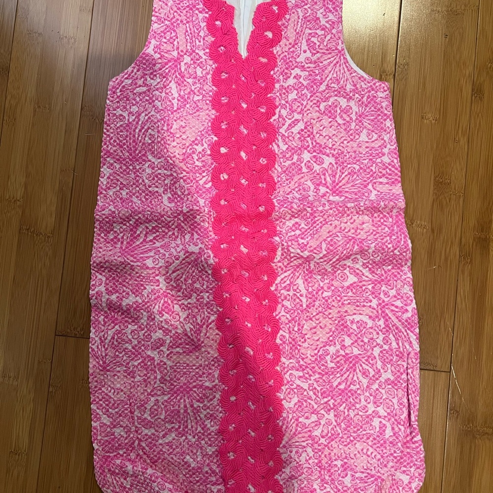 Lilly Pulitzer Pink Patterned Kids Dress